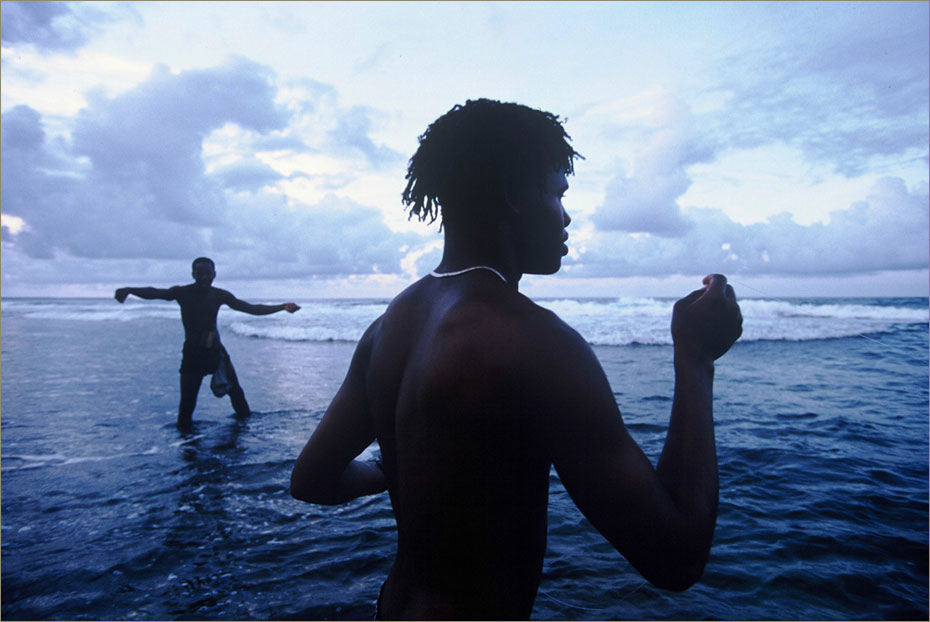 Pescadores. Parque Nacional Cahuita. Costa Rica © Felix Grande Bagazgoitia